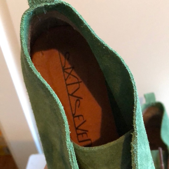 Anthropologie Green Suede Shoes - Picture 7 of 10